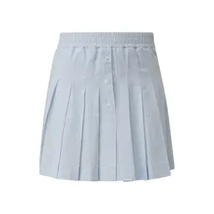 Gonna-short plissettata a trapezio donna QS image-0