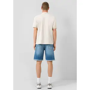 Polo σε πικέ single tuck QS image-4