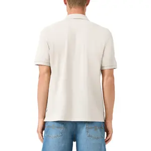 Polo σε πικέ single tuck QS image-5