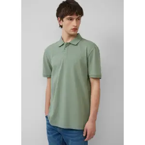 Polo σε πικέ single tuck QS image-3