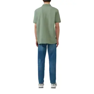 Polo σε πικέ single tuck QS image-5
