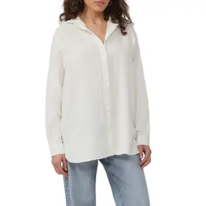 Women's Oversized Chiffon Blouse QS image-2