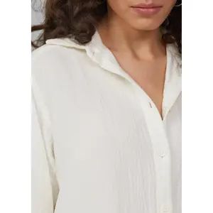Women's Oversized Chiffon Blouse QS image-3