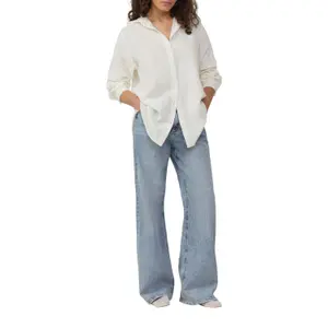 Women's Oversized Chiffon Blouse QS image-6
