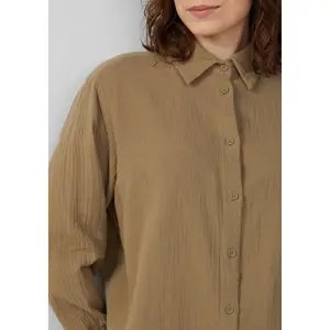 Women's Oversized Chiffon Blouse QS image-3
