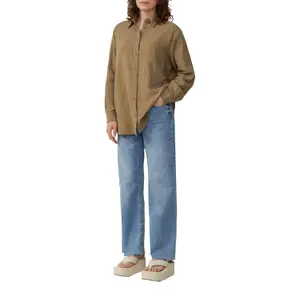 Women's Oversized Chiffon Blouse QS image-6