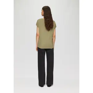 Women's Lyocell Blend T-Shirt QS image-4