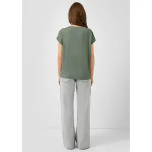 Women's Lyocell Blend T-Shirt QS image-4