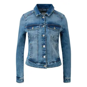 Authentic Wash Denim Jacket Women QS image-0