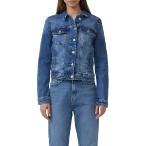 Authentic Wash Denim Jacket Women QS image-2