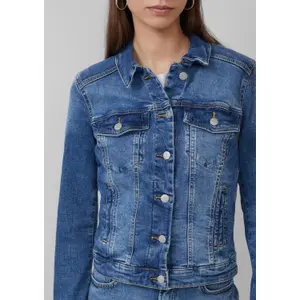Authentic Wash Denim Jacket Women QS image-3