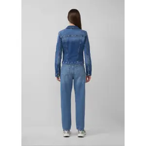Authentic Wash Denim Jacket Women QS image-4