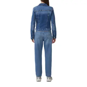 Authentic Wash Denim Jacket Women QS image-5