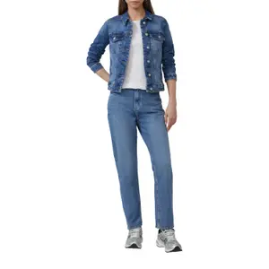 Authentic Wash Denim Jacket Women QS image-6