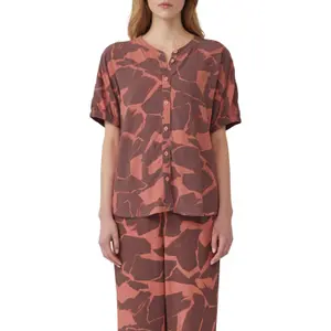 Viscose Blouse with Elasticated Cuffs Women's QS image-2