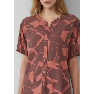 Viscose Blouse with Elasticated Cuffs Women's QS image-3