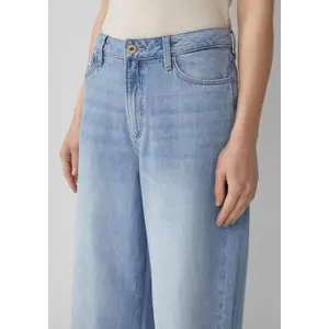 Women’s Casual High-Waisted Wide Leg Jeans QS image-3
