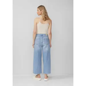 Women’s Casual High-Waisted Wide Leg Jeans QS image-4