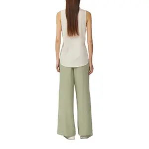 Women's sleeveless viscose blouse QS image-5