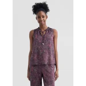 Women's sleeveless viscose blouse QS image-0