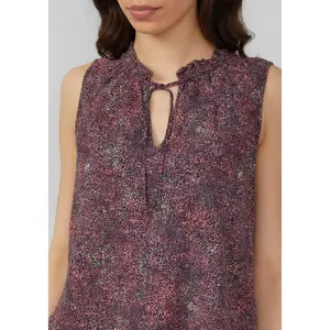 Women's sleeveless viscose blouse QS image-3