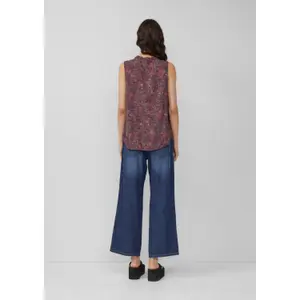Women's sleeveless viscose blouse QS image-4