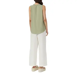 Women's sleeveless viscose blouse QS image-5