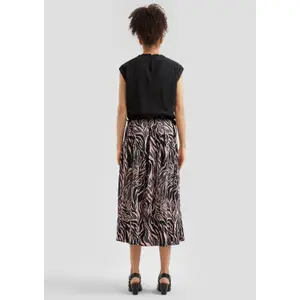 Women's Sleeveless Blouse with Drawstring Hem QS image-4