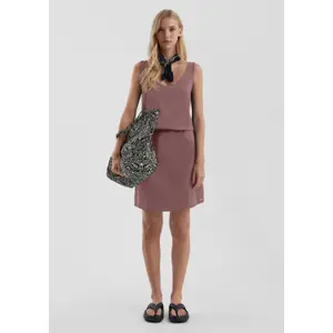 Short jersey dress for women QS image-1