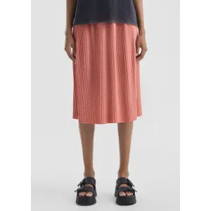 Women’s Elasticated Waist Midi Pleated Jersey Skirt QS image-0