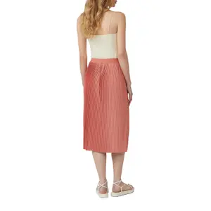 Women’s Elasticated Waist Midi Pleated Jersey Skirt QS image-5