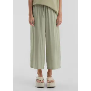 Flowy Viscose Culotte Trousers Women QS image-0