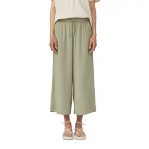 Flowy Viscose Culotte Trousers Women QS image-2