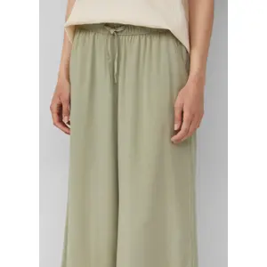 Flowy Viscose Culotte Trousers Women QS image-3