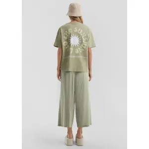 Flowy Viscose Culotte Trousers Women QS image-6