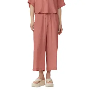 Light Midi-Waist Culottes for Women QS image-2