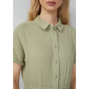 Short Muslin Jumpsuit Women's QS image-3
