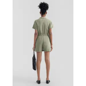 Short Muslin Jumpsuit Women's QS image-6