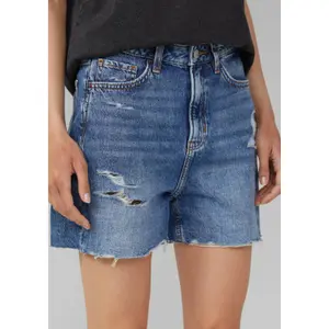 Mom Fit Denim Shorts for Women QS image-3