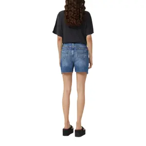 Mom Fit Denim Shorts for Women QS image-5