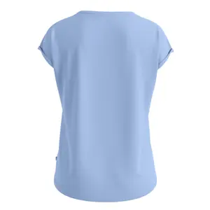 Loose Lyocell Blend T-Shirt for Women QS image-1