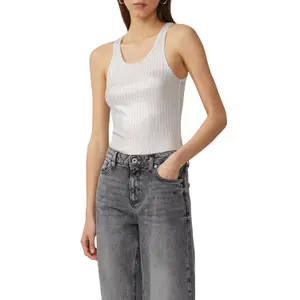 Women's Wide Ribbed Tank Top QS image-2