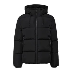 Hooded Down Jacket with Zip Pockets QS image-0
