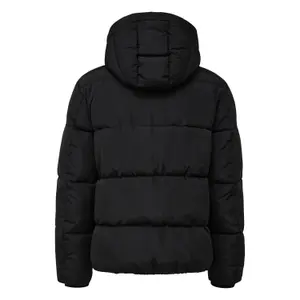 Hooded Down Jacket with Zip Pockets QS image-1