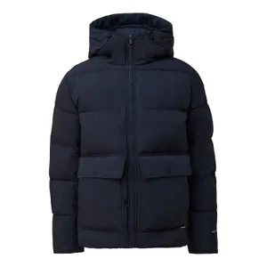 Crinkled Nylon Hooded Gilet with Zip QS