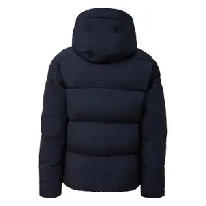 Crinkled Nylon Hooded Gilet with Zip QS image-1