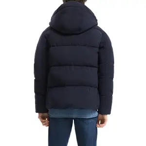 Crinkled Nylon Hooded Gilet with Zip QS image-5