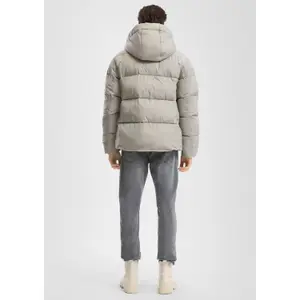 Crinkled Nylon Hooded Gilet with Zip QS image-4