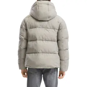 Crinkled Nylon Hooded Gilet with Zip QS image-5