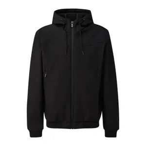 Hooded Jacket with Zip Pockets QS image-0